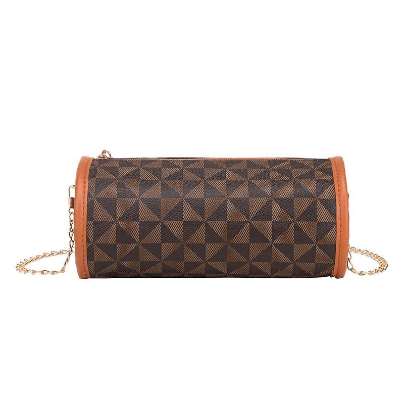 Женская сумка новая мода принт цилиндр сумка через плечо модная простая женская сумка-подушка сумка-мессенджер сумка