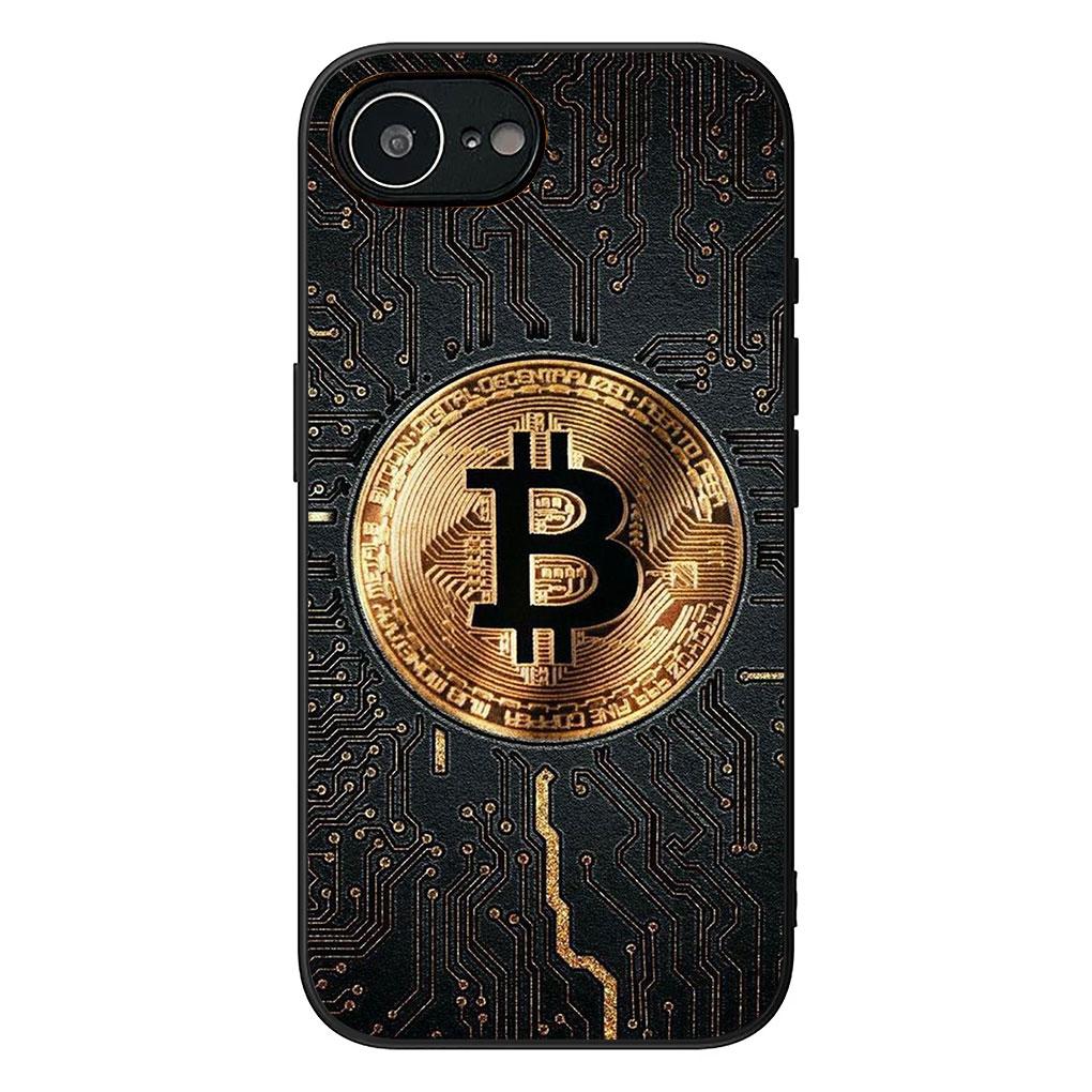 Чехол для Apple iPhone 13 12 Mini XS 11 Pro Max 7 8 Plus + XR SE 2022 2020 SE3 Чехол для телефона Биткоин BTC Деньги 100 Долларов