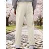 Men's Striped Track Pants Summer Casual Straight Leg Athletic Pants Elastic Waist Joggers
