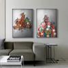 Abstract Boxing Tyson Wall Art Painting Star Poster Printing Canvas Painting Living Room Decoration