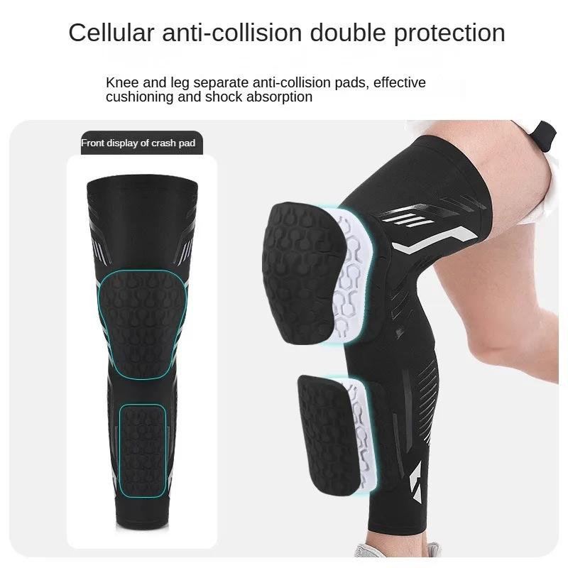 1 шт. Наколенники для взрослых, ударопрочные наколенники и накладки на икры, компрессионные рукава для ног до бедра, защита для молодежи и взрослых, баскетбол, бег