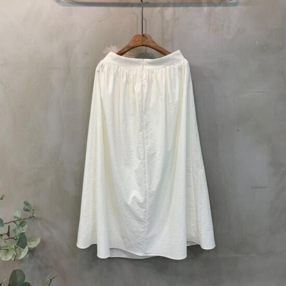 C S In The Room Muki Wrap Strap Long Skirt 2Color