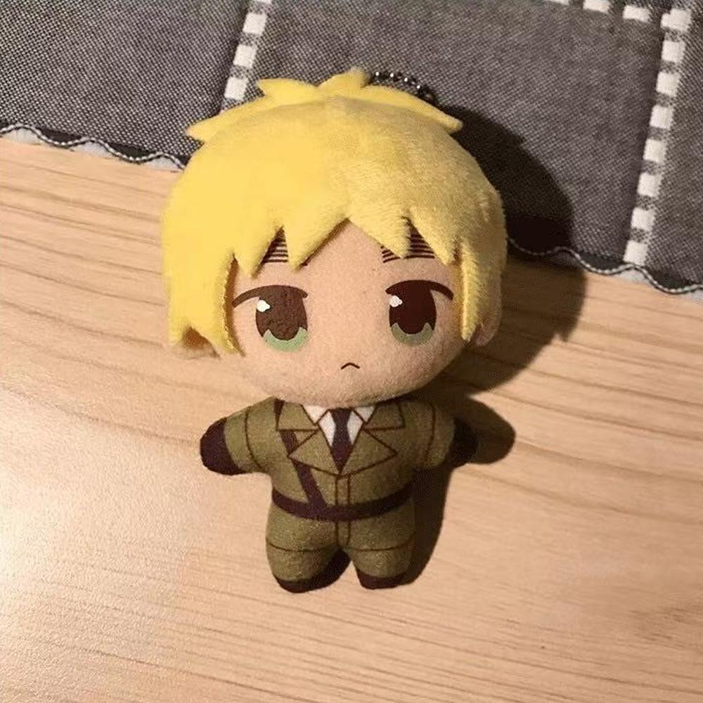 9 см Плюшевые подвески Hetalia Англия Hetalia Иван Брэнски Hetalia Державы Оси Америка Плюшевые игрушки Киношные мягкие игрушки Подарок для фанатов