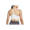 Nike Dri-FIT Solid Logo Low-Intensity Support Sports Bra Women Underwear White DB8766-100
