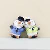 Delightful Short Plush Penguin Keychain Toy In Police And Firefighter Capybara Designs