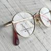 Used SEIKO Domestic Vintage Eyeglasses Frame Glasses Round Type EL-0874 GOLD Gold Women's Eyewear 4819-140