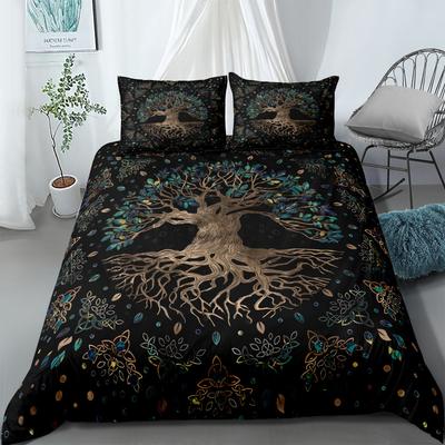 Celestial Yggdrasil Celtic Пододеяльник Комплект постельного белья King Queen Double Full Twin Single Size