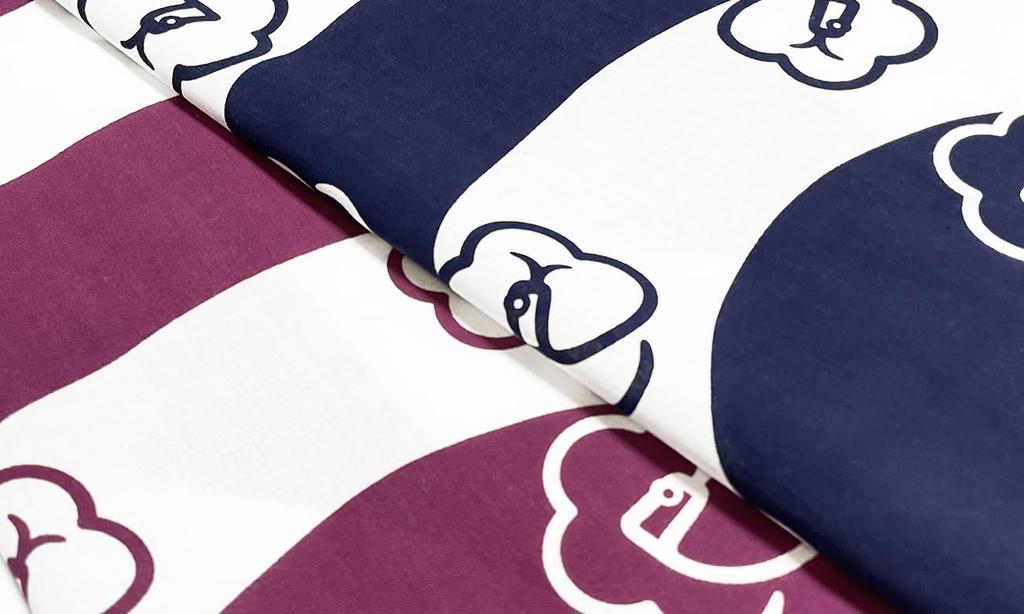 Крашение Anbo Полотенце для рук Зодиак Janome Слива Аутентичное Сделано в 35 см x 100 см "2025 год, Уме, Цвет" Окрашено, 100% хлопок, Токуока, Япония,