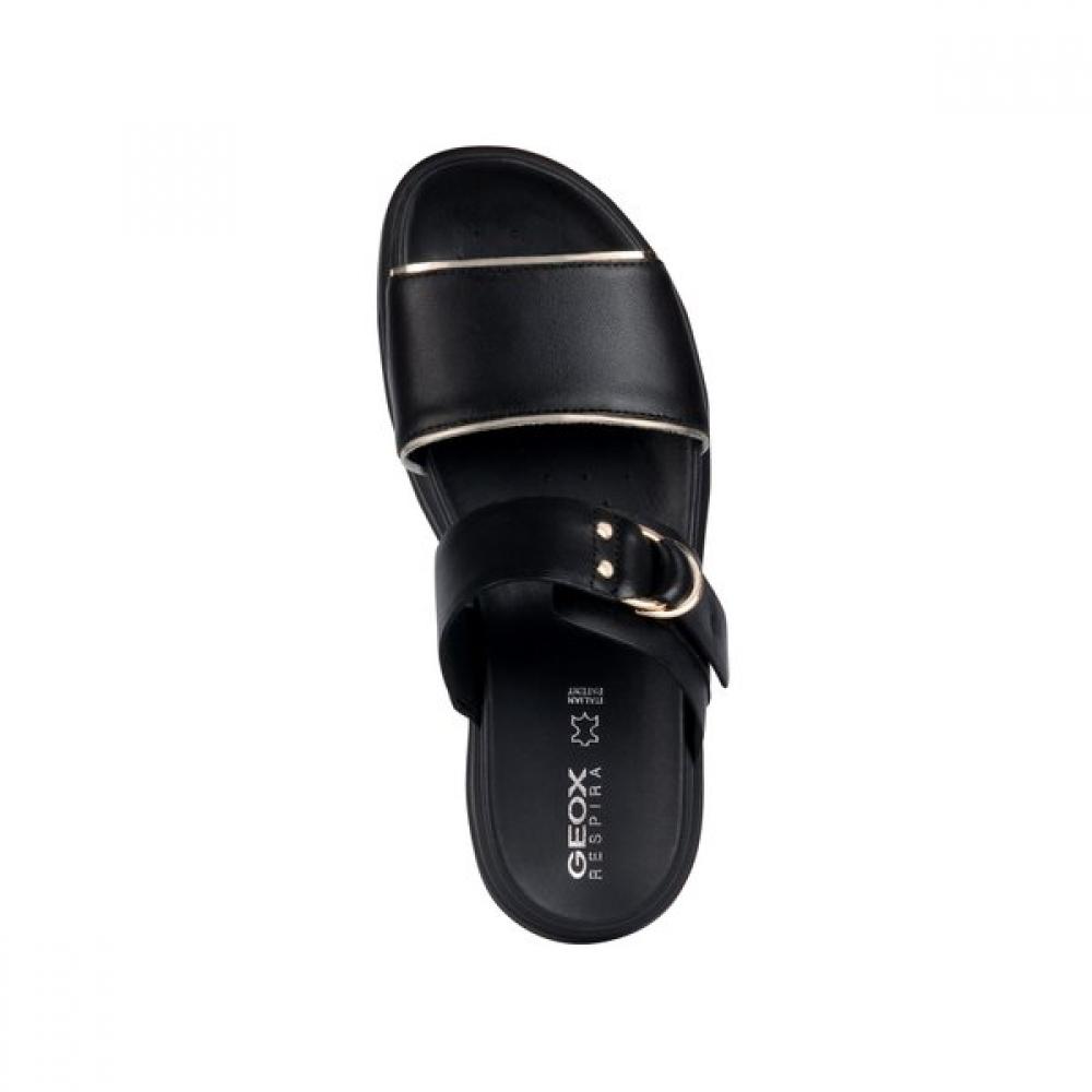 Geox Женские повседневные тапочки S w1d35Sz3m11 Черный
