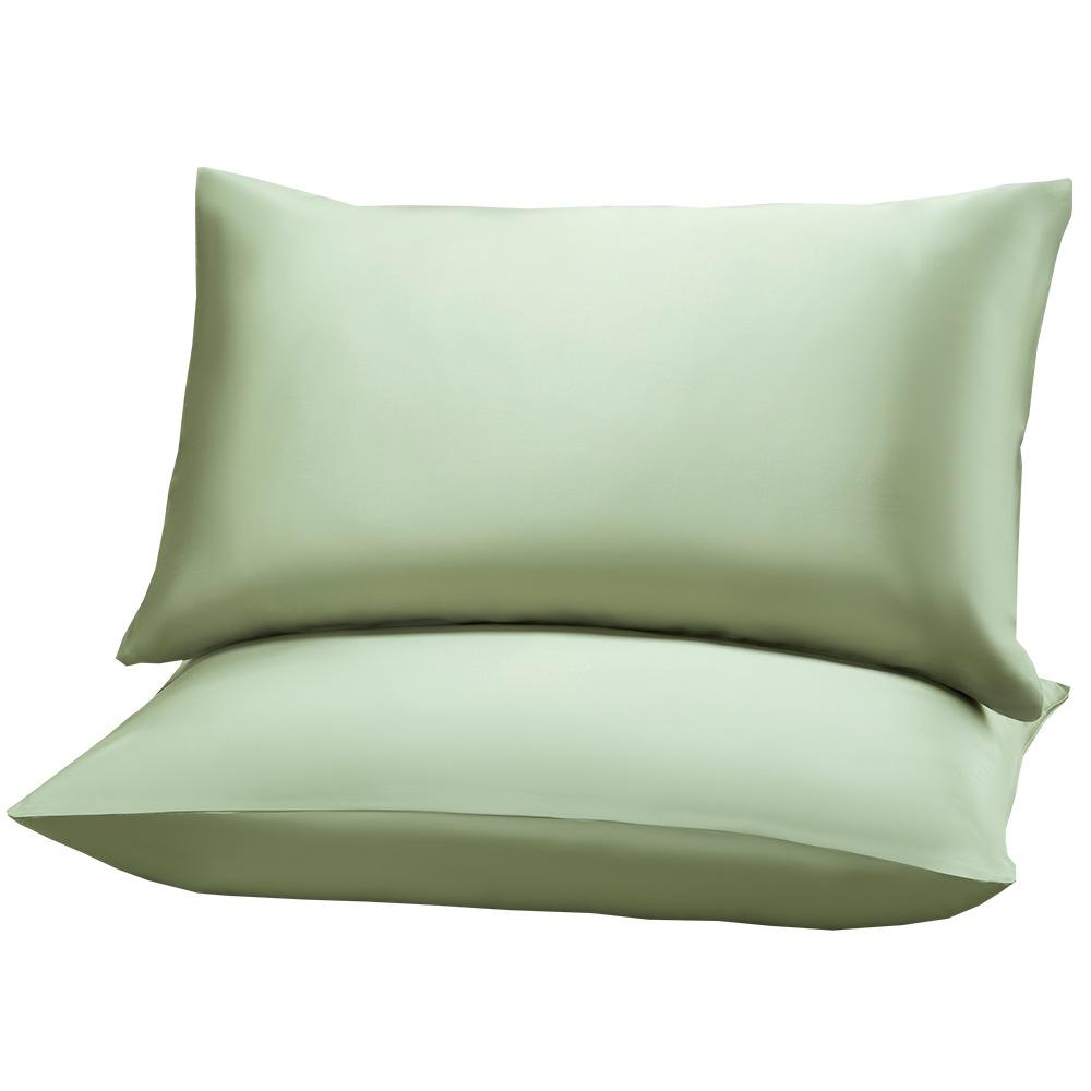 Tencel Lyocell Pillowcase Summer Silky Smooth Solid Color Silk Cool Pillow Towel Pillowcase