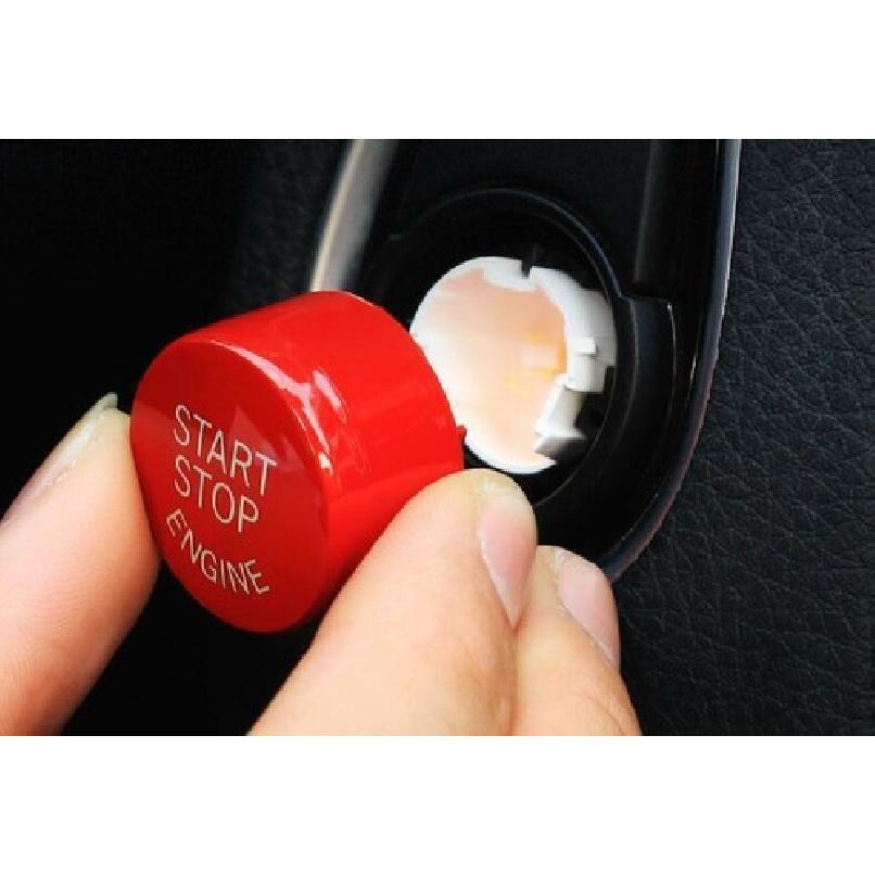 ABS Red Start Button Ignition Switch Cover Trim For BMW X3 X4 G01 G02 2018-