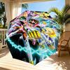 Saint Seiya Print Automatic Open Close Umbrella, Portable Foldable Umbrella, for Outdoor Commute Camping Trip, Ideal Birthday Gift