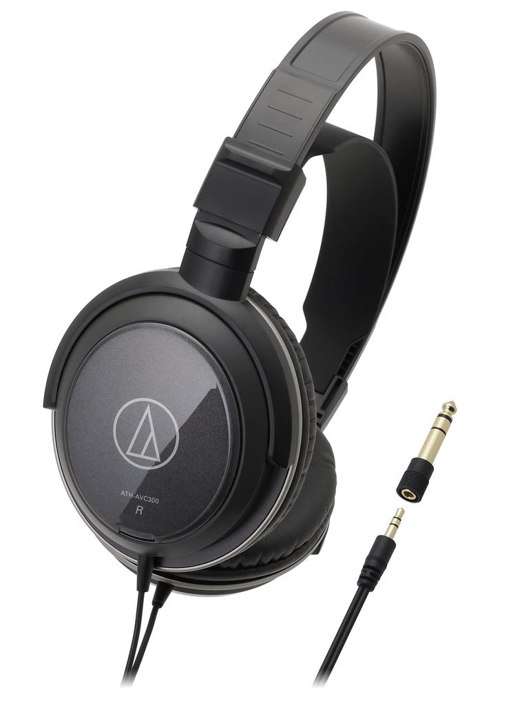 Headphone Wired Cable Mini Connection Black Audio-Technica ATH-AVC300 3m/6.3mm Standard/3.5mm