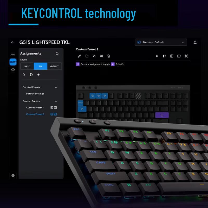 Logitech G515 TKL Low-Profile Gaming Keyboard