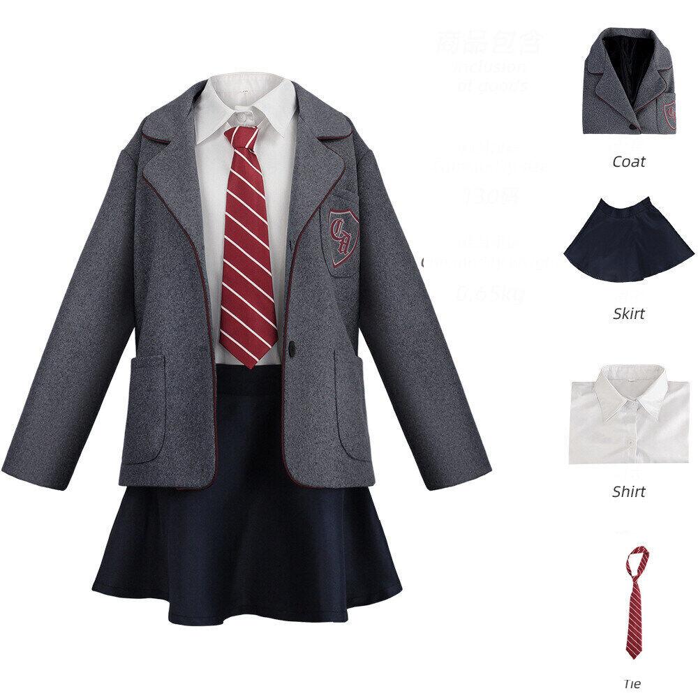 Музыкальный костюм Матильды для косплея, школьная форма Матильды для девочек, полные костюмы, комплекты платьев Jk в британском стиле, костюмы для ролевых игр на Хэллоуин для женщин