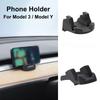 Силиконовый автомобильный держатель для телефона Черная панель приборов Новый органайзер для GPS для Model 3/Y Автомобильное использование