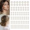 3/4/5/6/8/12MM Nail Art Rhinestones Limitation Pearls Eyebrow Eyeshadow Decals  Party