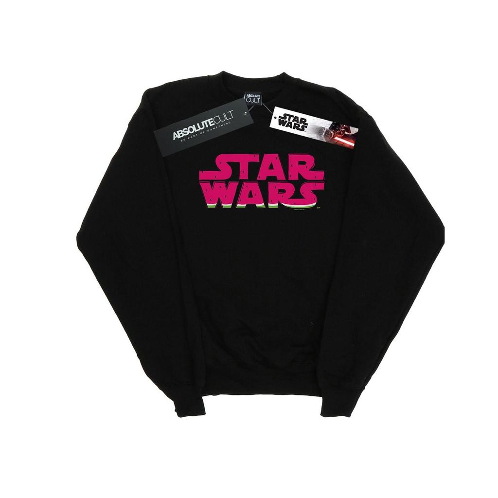 STAR WARS Mens Watermelon Logo Sweatshirt