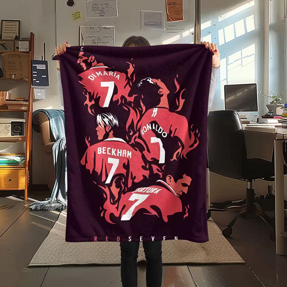 Loud MUFC Chants Blanket, High quality Comfortable for All Seasons, Home Decor, Warmth and Comfort