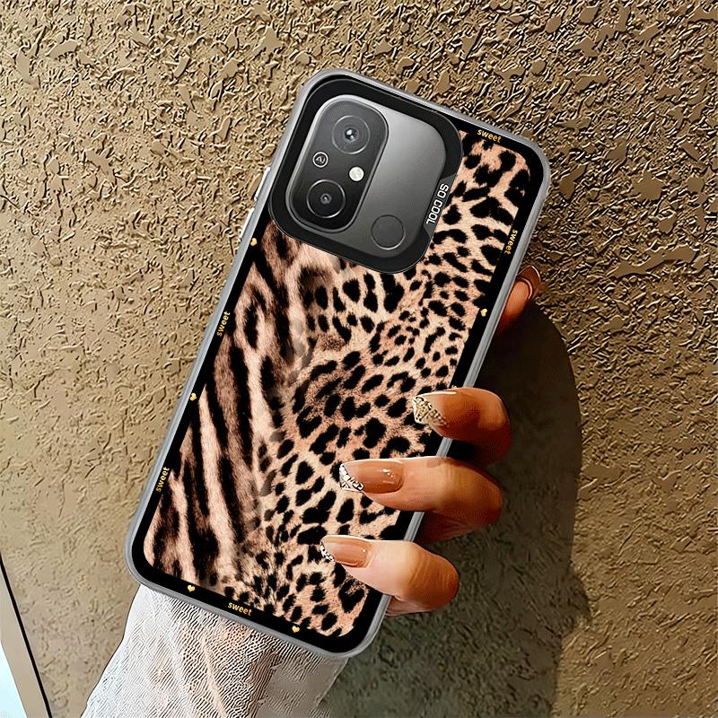 Fashion Sweet Leopard Print Shockproof Phone Case for Xiaomi Poco X7 X6 X5 X3 Pro F7 Ultra M8 Redmi 15C 15 14C 13C 12C 10C 13 12