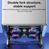 Laptop Radiator Computer Bracket Stand Height Adjustable Triangular Structure High Stability Strong Airflow Low-Noise Laptop Riser Cooler