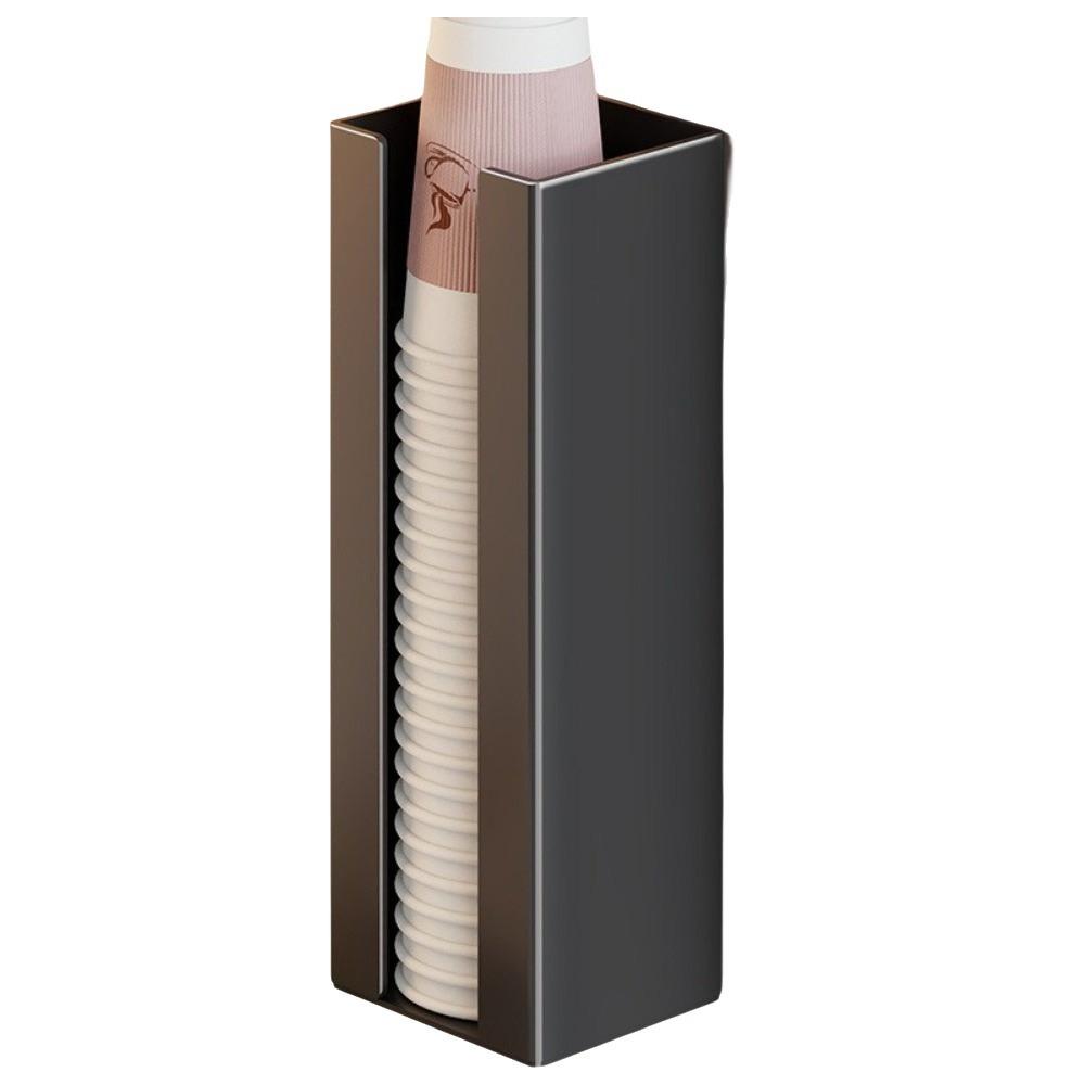 Iron Paper Cup Dispenser Large Capacity Cup Storage Rack Durable Paper Cup Organizer Refrigerator