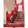 Wedding Stair Handrail Decoration Set: Balloons & Flowers for Bridal Room & Escalator