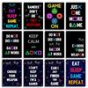 Poster with Repetition of Game for Sleep and Prints, Game Player, Canvas, Painting for Decoration Rooms for Boy, Gifts for Gamers, Game Room