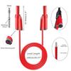 Cleqee Stackable Banana Plug силиконовый тестовый провод 4 мм Stackable Banana Plug с тестовым штекером типа «крокодил» для сменного тестового набора