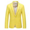 2024 Men's Large Size Solid Color Casual Jacket Suit for Spring and Autumn