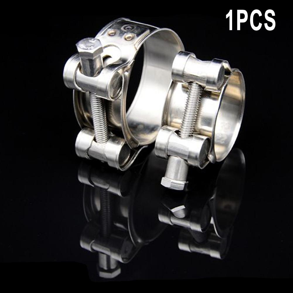 Сверхпрочный хомут из нержавеющей стали для систем двигателя - Регулируемый и устойчивый к коррозии, 1 шт.