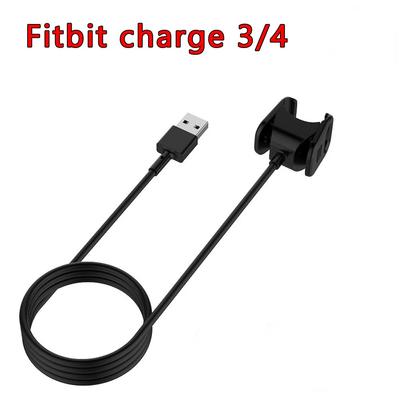 USB-кабель для зарядки для умных часов Fitbit Charge 2 3 4, зарядный кабель для fitbit 3 SE, аксессуары, док-станция-адаптер для зарядки