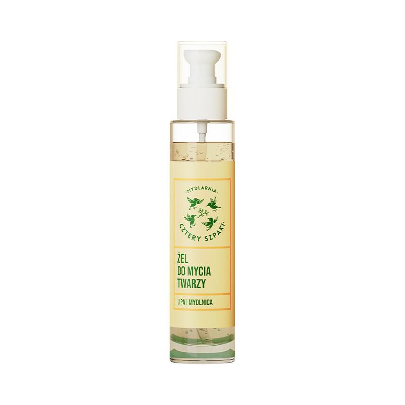 Mydlarnia cztery szpaki żel do mycia twarzy - lipa i mydlnica 100ml