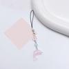 Cute Ocean Themed Keychain Pendant Dolphin Phone Pendant Beaded Pendant Lovely Accessory Suitable for Phone Books Bag
