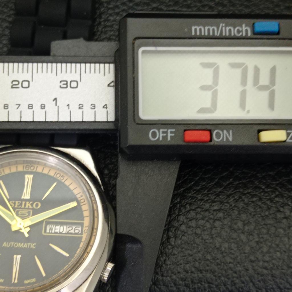 Б/У винтажные мужские часы SEIKO 5 AUTOMATIC 7019A из Японии с черным циферблатом a434967-2 R122-a434967