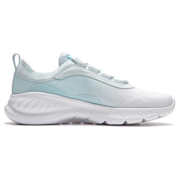 Li Ning Easy Fit Fle Ткань Низкие Кроссовки для Бега Женские Бело-Синие ARSU030-3