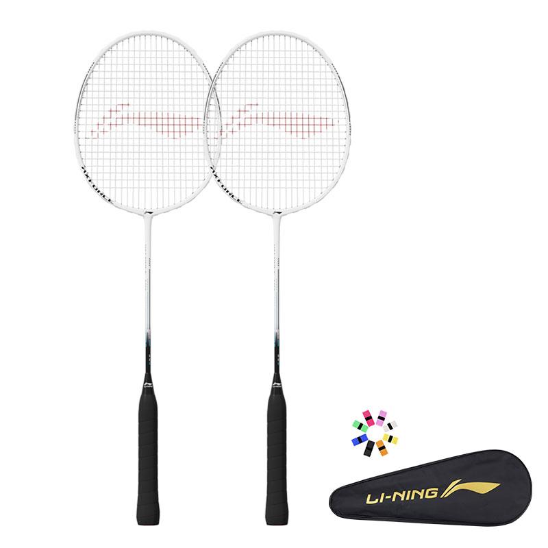Li Ning Теннисные ракетки для бадминтона Thunder 08 AXFORCE 08 Наступательный тип, Тяжелая головка, Жесткий стержень, Продвинутый уровень AYPU087-11