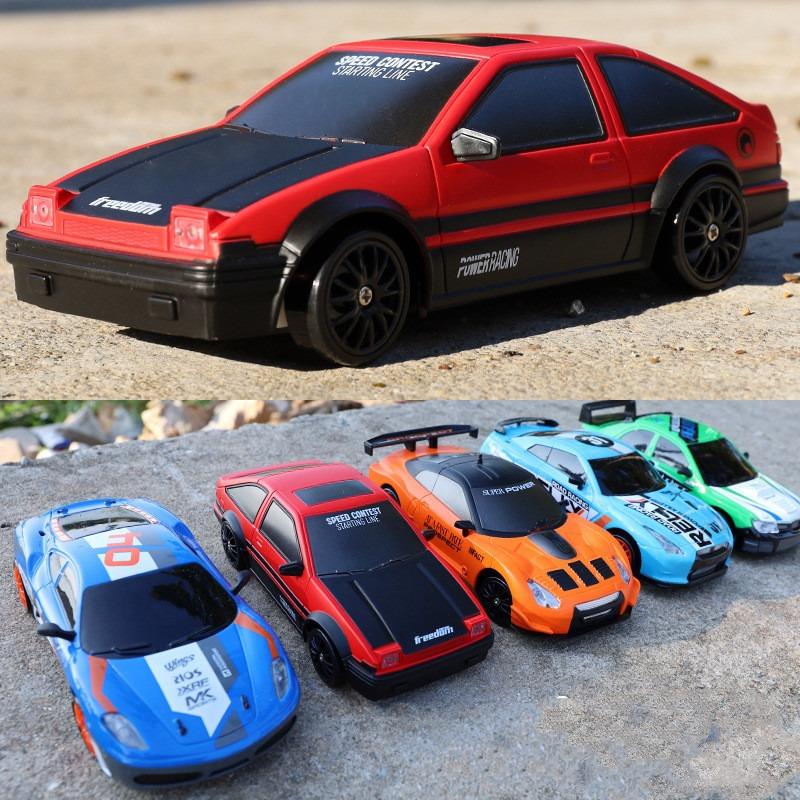 2,4G Высокоскоростной Drift Rc Car 4WD Игрушка с дистанционным управлением AE86 Модель GTR Автомобиль RC Гоночные машинки Игрушки для детей Рождественские подарки