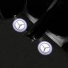 AOKV7 2pcs LED welcome lamp car door light logo laser projector lighting emblem For Mercedes Benz W204 W221 W222 W203 W168 W245 W164