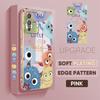For Honor 90 70 50 X7a X9a P30 Pro P40 Lite Infinix Hot 40i 30i Vivo Y22 Y18 V30 Pro V40 Cute Cartoon Monster Soft TPU Full Lens Protect Case