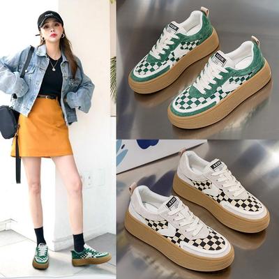 Сетчатые Дышащие Толстая Подошва Прилив Повседневные Тренировочные Кроссовки Женская Обувь