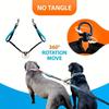 Reflective Double Dog Leash With Thickened Handles Medium-sized Large Dog Training Jogging And Running Pet Supplies Pet Leash