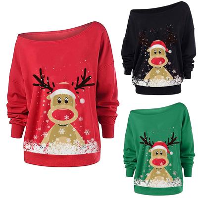 Женский повседневный пуловер с длинными рукавами контрастного цвета, толстовка