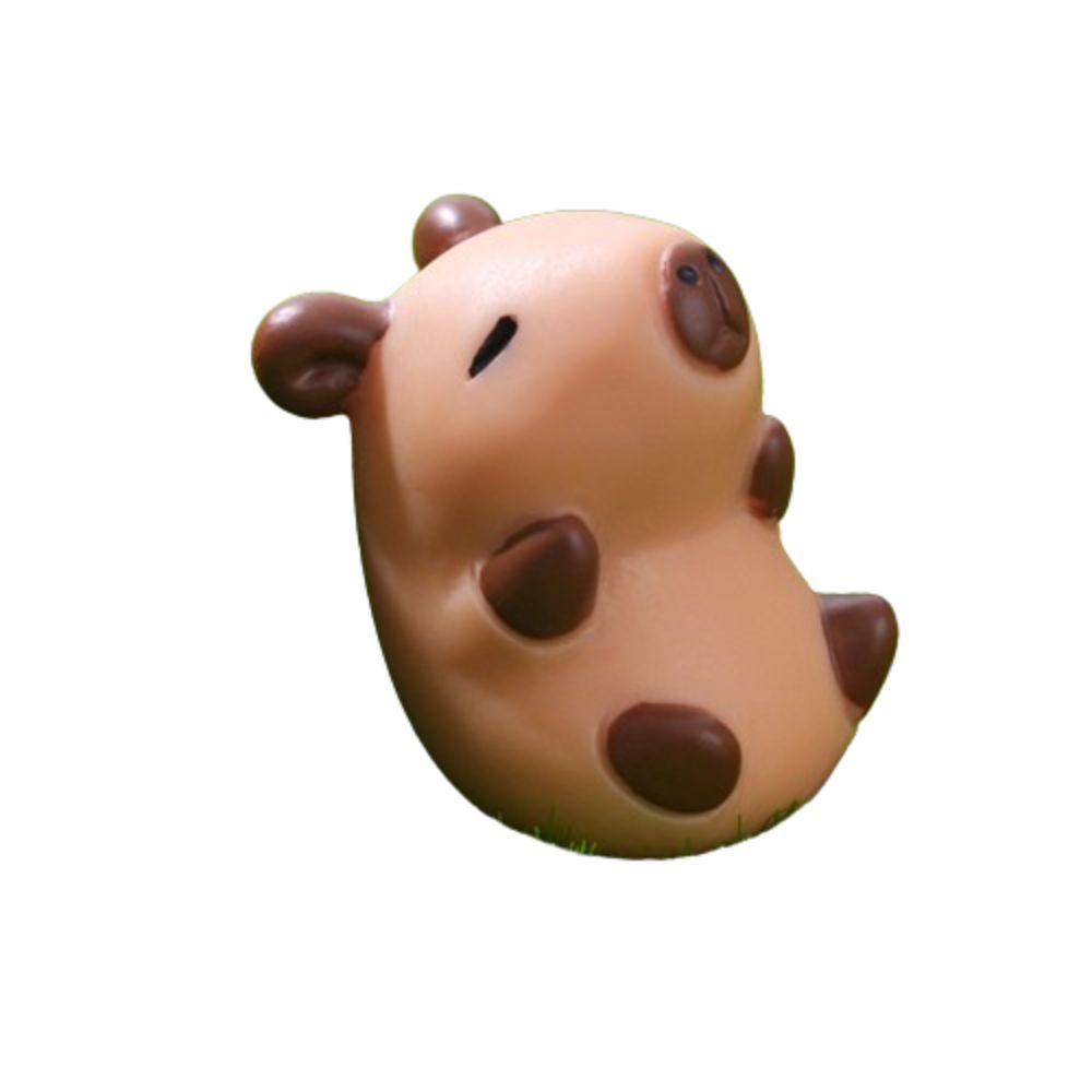 Фигурки животных Игрушки Модель Симуляция Капибара Фигурки животных Мультяшная фигурка Симуляция Модель капибары