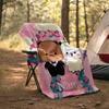 Personalized Custom Name Blanket - Bubu Dudu Print Design,Blanket for Sofa,Bed,Travel,Camping - Soft and Warm, Great Gift