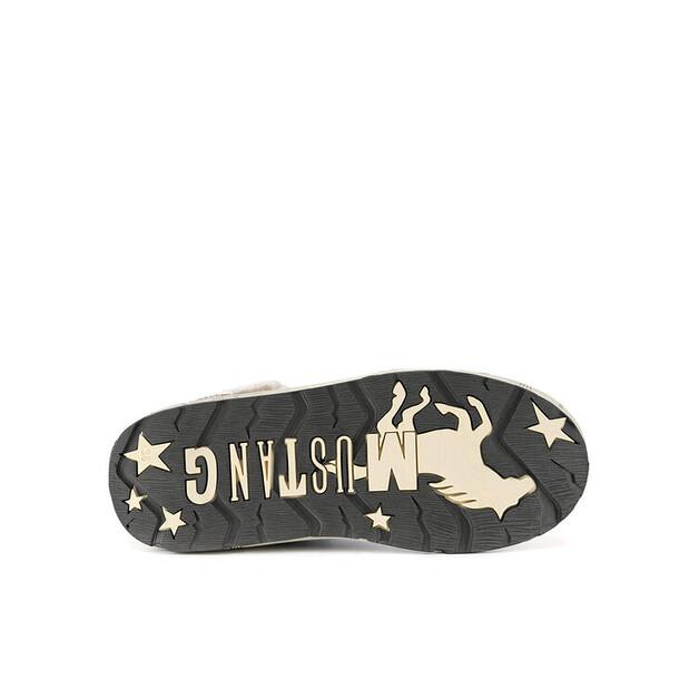 Mustang 1290-607 White Ankle Boots