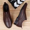Men's Shoes Genuine Leather Cowhide Casual Shoes Men Comfortable Low-top British Dress Oxfords Office Business Formal Shoes