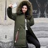 Autumn Winter Thicken Female Warm Parka Women Solid Color Loose Puffer Big Fur Hooded Coat Jackets Outwear