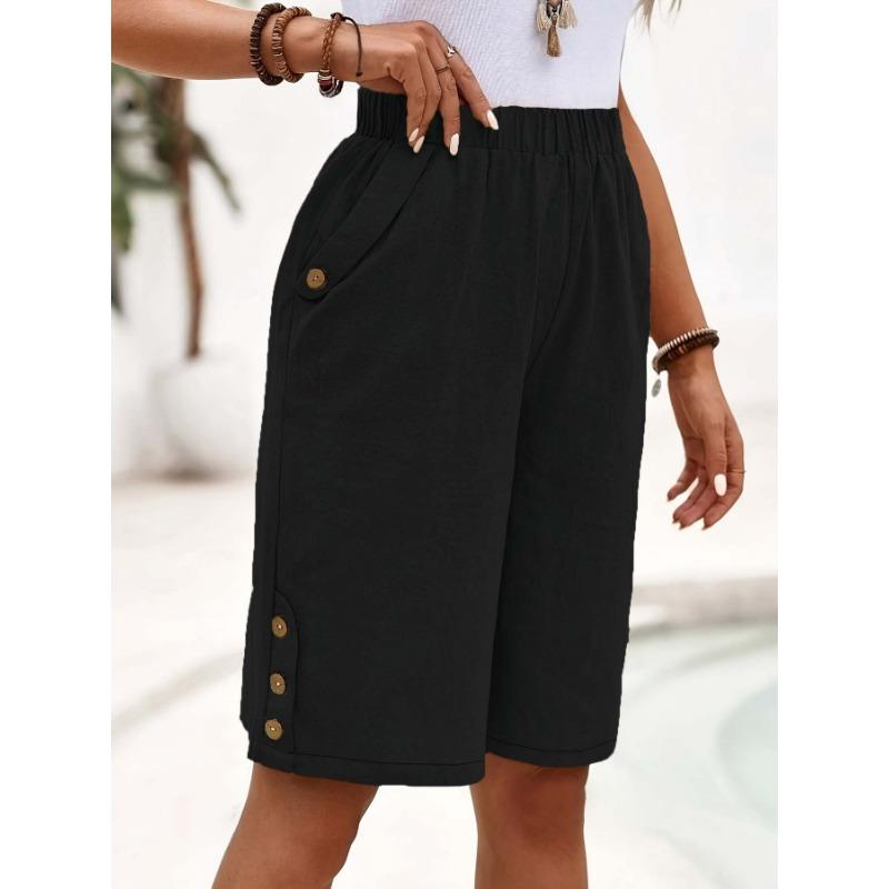 Шорты, брюки-квотер, женские повседневные брюки, прямые брюки