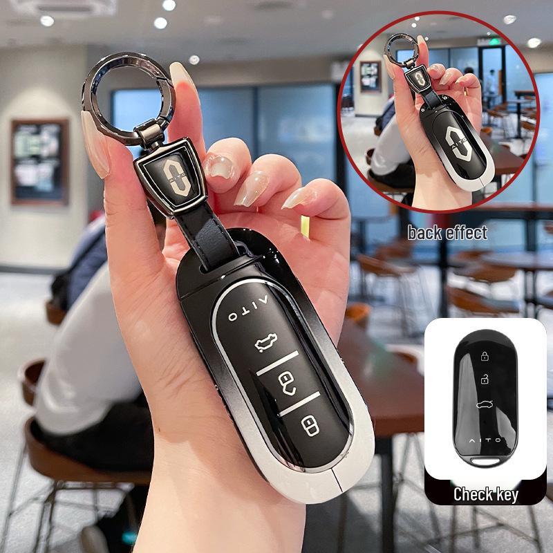 Чехол для ключей AITO M9: Металлическая пряжка для электросамоката AITO Huawei M9 с увеличенным запасом хода